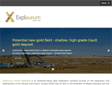 Tablet Screenshot of explaurum.com